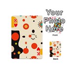 Geometric Design Playing Cards 54 Designs (Mini) Front - HeartK