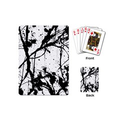 Inksplats Playing Cards Single Design (mini) by SpinnyChairDesigns