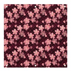 Cherry Blossoms Japanese Banner And Sign 4  X 4  by HermanTelo