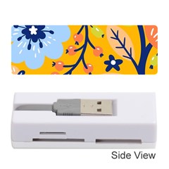 Floral Pattern Beautiful Aesthetic Memory Card Reader (stick) by Paksenen