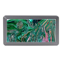 Malachite  Memory Card Reader (mini) by kaleidomarblingart