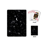 Cosmic Black Space Star Playing Cards Single Design (Mini) Back