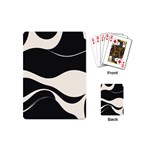 A Minimalist Pattern With Simple Lines And Shapes, Creating A Clean And Modern Aesthetic 06 Playing Cards Single Design (Mini) Back