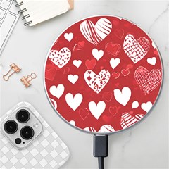 Valentine Wireless Fast Charger(white) by pollyparadiseartshop