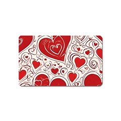Be My Valentine Magnet (name Card) by pollyparadiseartshop