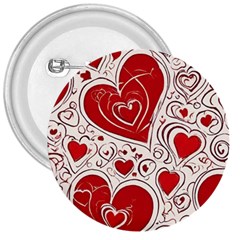 Be My Valentine 3  Buttons by pollyparadiseartshop
