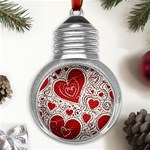 Be My Valentine Metal Light Bulb Shape Ornament Front