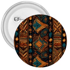 Tribal Chic 3  Buttons by pollyparadiseartshop