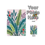 Illustrations Plants Nature Leaves Playing Cards 54 Designs (Mini) Front - Diamond3