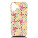 Abstract Pattern Design Scrapbooking iPhone 16 Plus Black UV Print PC Hardshell Case Front