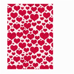 Hearts Valentine Pattern Seamless Large Garden Flag (two Sides) by Bedest