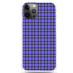 Blue Tartan Plaid 1 Iphone 12 Pro Max Tpu Uv Print Case by dressshop