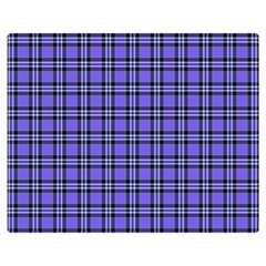 Blue Tartan Plaid 1 Premium Plush Fleece Blanket (medium) by dressshop