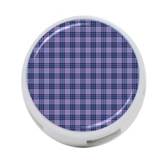 Purple Plaid Tartan 1 4-port Usb Hub (two Sides) by dressshop