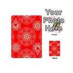 Crimson Current Playing Cards 54 Designs (Mini) Front - Heart4