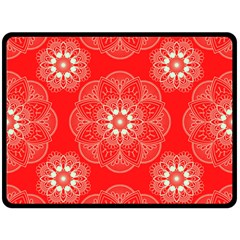 Crimson Current Two Sides Fleece Blanket (large) by ArtfulThreads