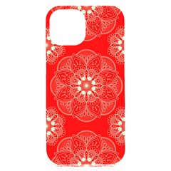 Crimson Current Iphone 15 Plus Black Uv Print Pc Hardshell Case by ArtfulThreads