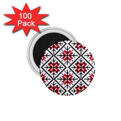 Ukrainian Folk Seamless Pattern Ornament Ethnic Ornament Border Element Traditional Art 1 75  Magnets (100 Pack)  by Grandong