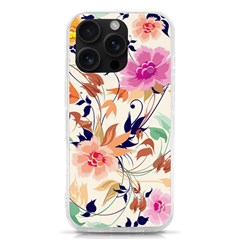 Abstract Floral Background Iphone 16 Pro Tpu Uv Print Case by kyorashop23