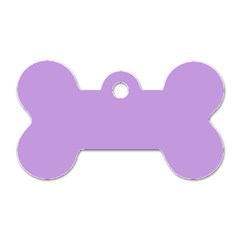 Luscious Lavender Hex #cca3e7 Dog Tag Bone (two Sides) by dressshop