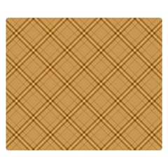 Autumn Fall Plaid Tartan 1 Diagonal Two Sides Premium Plush Fleece Blanket (kids Size) by dressshop