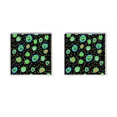 Doodle Dot Drawing Cufflinks (square) by Salmanaz77