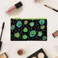 Doodle Dot Drawing Cosmetic Bag (xs) by Salmanaz77