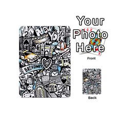 Doodle New York City Nyc Playing Cards 54 Designs (mini) by Salmanaz77