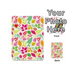 Leaves Pattern Seamless Texture Playing Cards 54 Designs (Mini) Front - Heart7