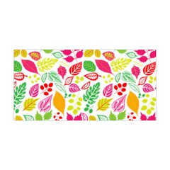 Leaves Pattern Seamless Texture Yoga Headband by Maspions