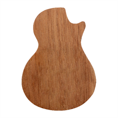 Leaves Pattern Seamless Texture Guitar Shape Wood Guitar Pick Holder Case And Picks Set by Maspions