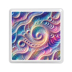 Abstract Fractal Art Swirl Pattern Memory Card Reader (square) by Salmanaz77