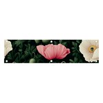 Poppy Flower Plant Petals Bloom Banner and Sign 4  x 1  Front