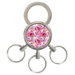 Pattern Seamless Texture Daisies 3-ring Key Chain by Grandong