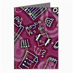 Abstract Art Pattern Design Background Greeting Cards (pkg Of 8) by Grandong