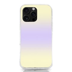 Cream Yellow To Pale Violet Bilinear Gradient Iphone 16 Pro Max Tpu Uv Print Case by GradientsOmbre