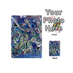 Blue Blend Playing Cards 54 Designs (Mini) Front - Club7