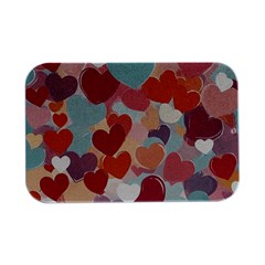 Valentines Day Hearts Romance Love Open Lid Metal Box (silver)   by Posterlux