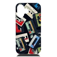 Abstract Case Iphone 16 Black Uv Print Pc Hardshell Case by kyorashop23