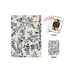 Blue Vintage Background Playing Cards Single Design (mini) by kyorashop23