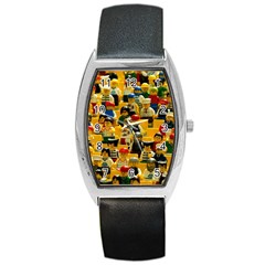 Lego People, Games Barrel Style Metal Watch by kyorashop23