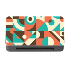 Retro Colorful Background, Retro Abstraction Memory Card Reader With Cf by kyorashop23