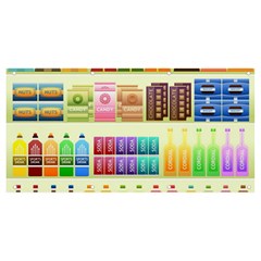Supermarket Shelf Products Snacks Banner And Sign 8  X 4  by Cemarart