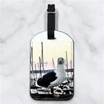 Fisherman’s Ward, San Francisco, CA Nappa Leather Luggage Tag Rectangle Front