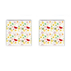 Pattern Seamless Texture Fruit Cufflinks (square) by Sabxi