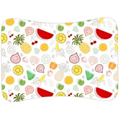 Pattern Seamless Texture Fruit Velour Seat Head Rest Cushion by Sabxi
