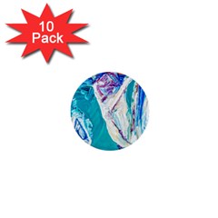 Seascape 1  Mini Buttons (10 Pack)  by bestdesignintheworld