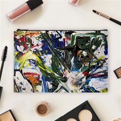 Snow In A City-1-1 Cosmetic Bag (large) by bestdesignintheworld