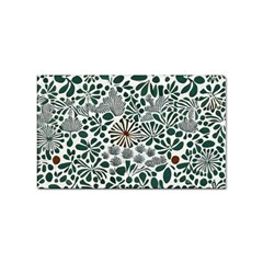 Retro Scandinavian Nordic Flowers Pattern 5 Sticker Rectangular (100 Pack) by violetheavensky