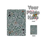 Retro Scandinavian Nordic Flowers Pattern 5 Playing Cards 54 Designs (Mini) Front - Club8